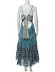 La Vie Rebecca Taylor Floral Print Long Dress