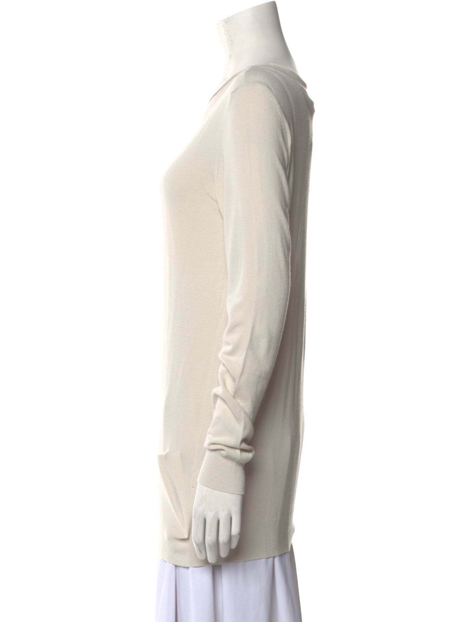 Les Copains Bateau Neckline Long Sleeve Tunic