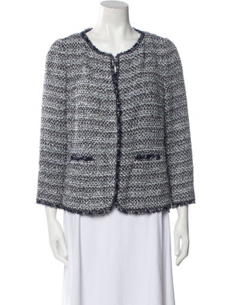 Les Copains Tweed Pattern Jacket