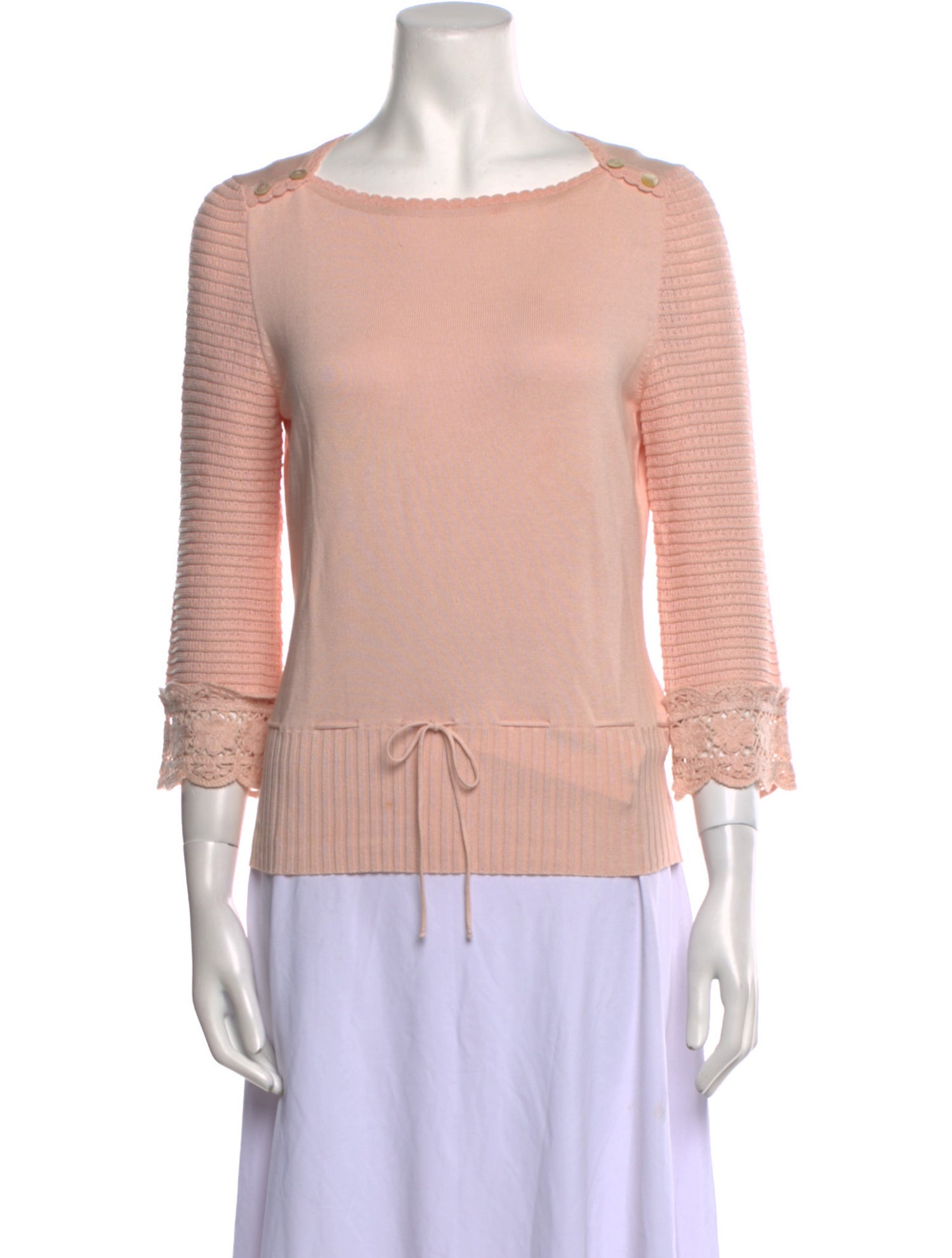 Les Copains Bateau Neckline Sweater