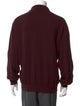 Les Copains Collar Long Sleeve Polo Sweater