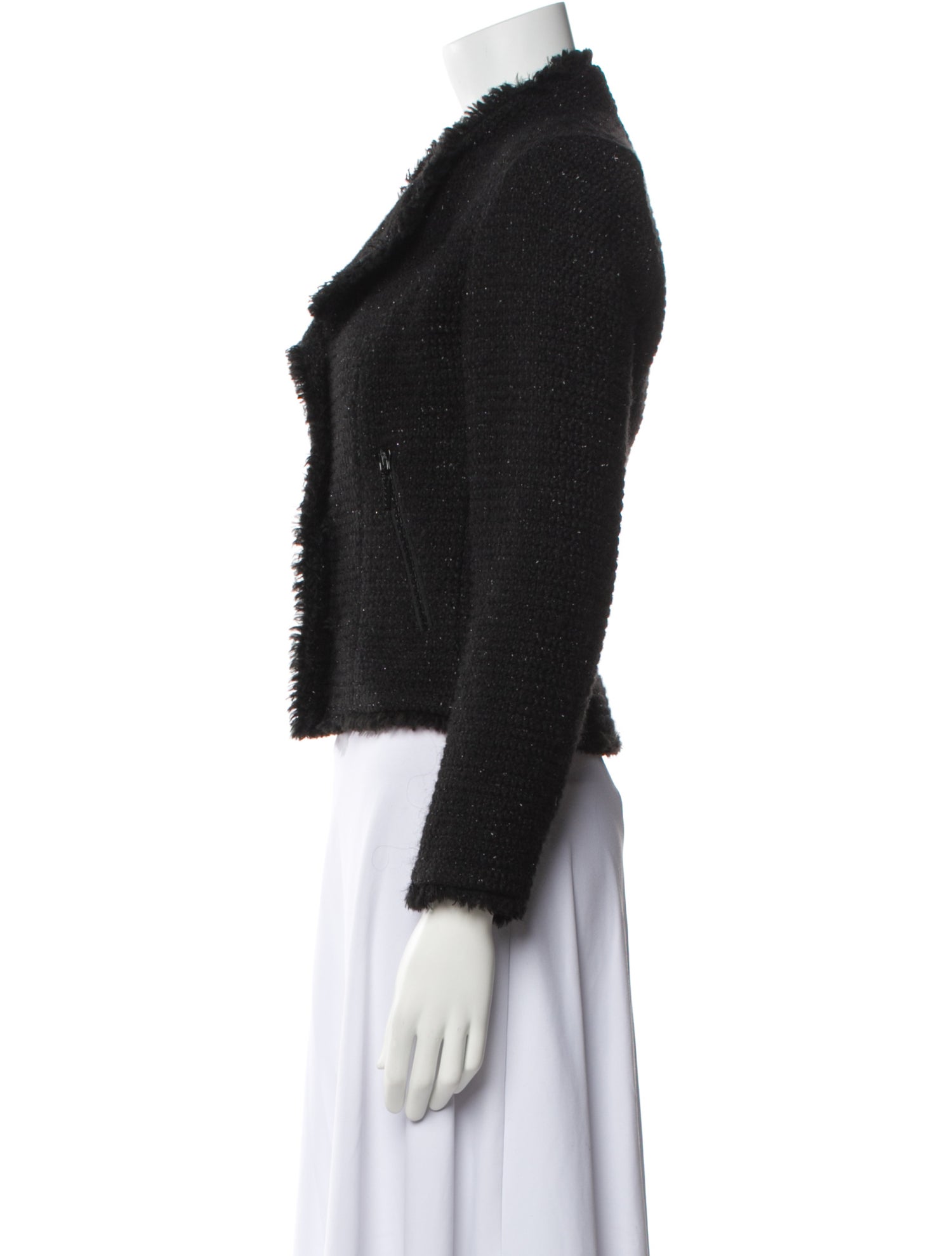 Les Copains Wool Tweed Pattern Evening Jacket