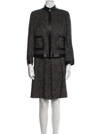 Les Copains Tweed Pattern Skirt Set