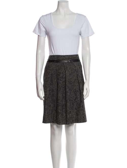 Les Copains Tweed Pattern Skirt Set