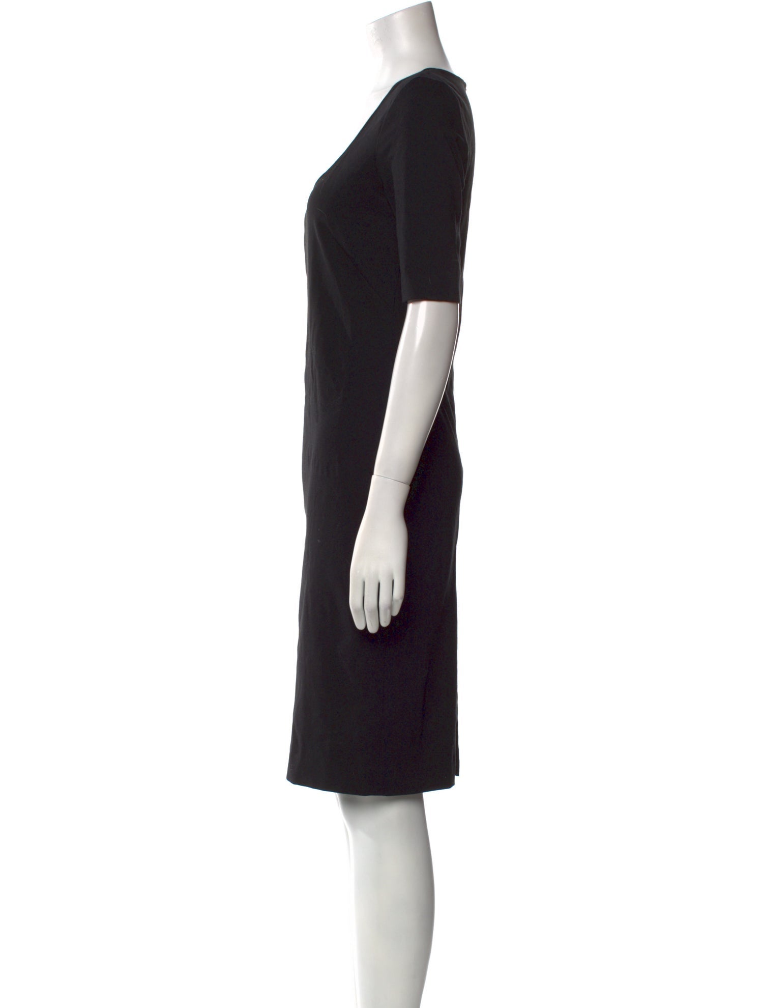 Les Copains Scoop Neck Knee-Length Dress