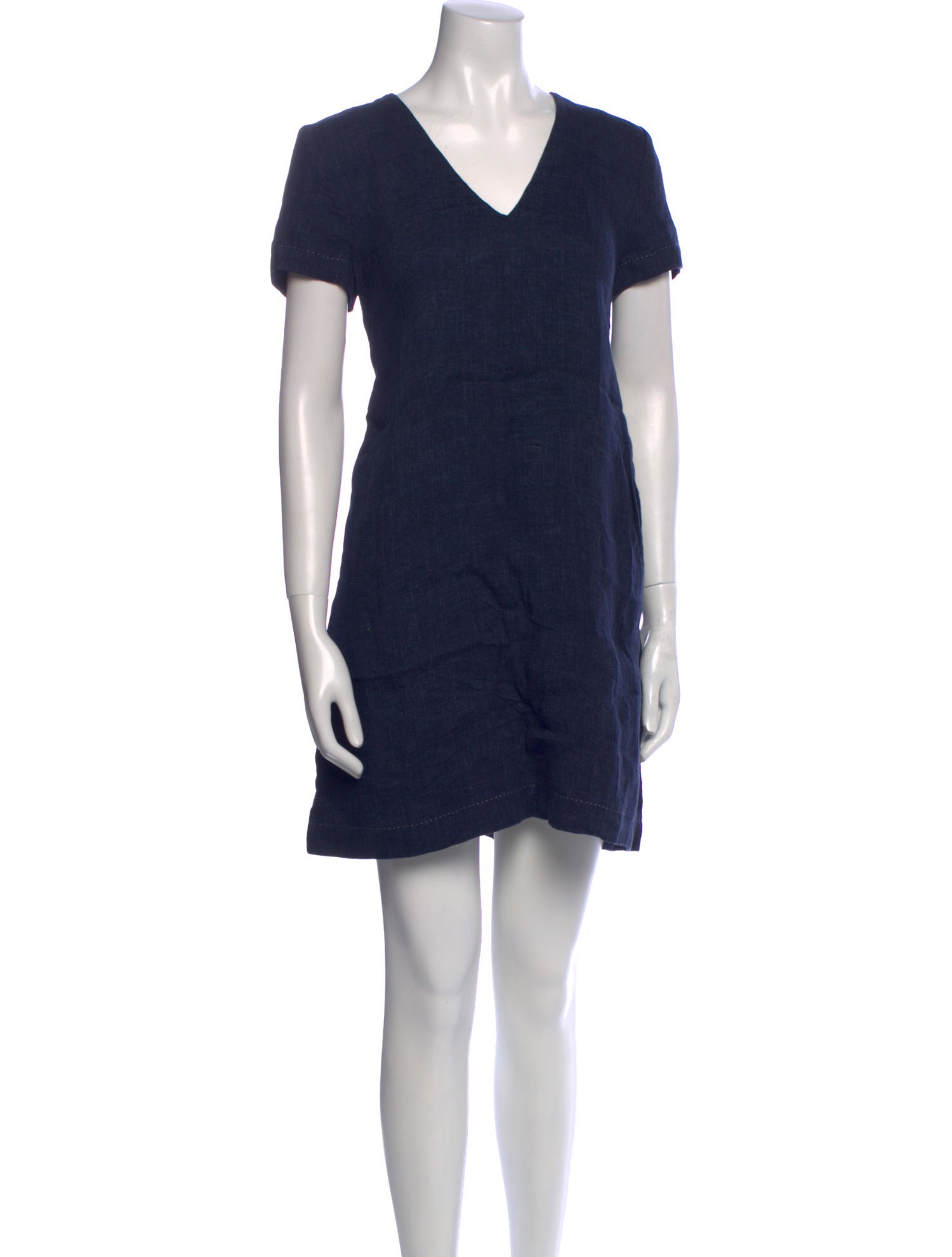 Les Copains V-Neck Mini Dress