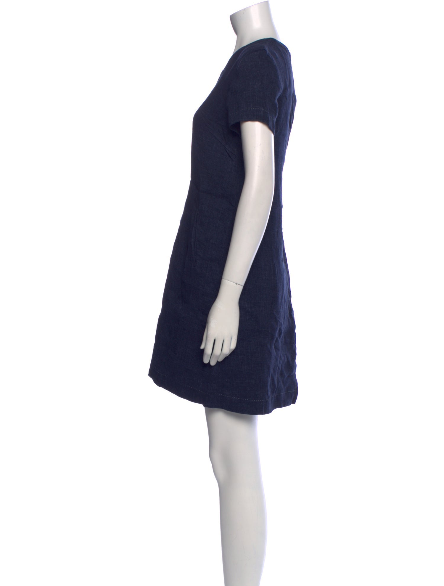 Les Copains V-Neck Mini Dress