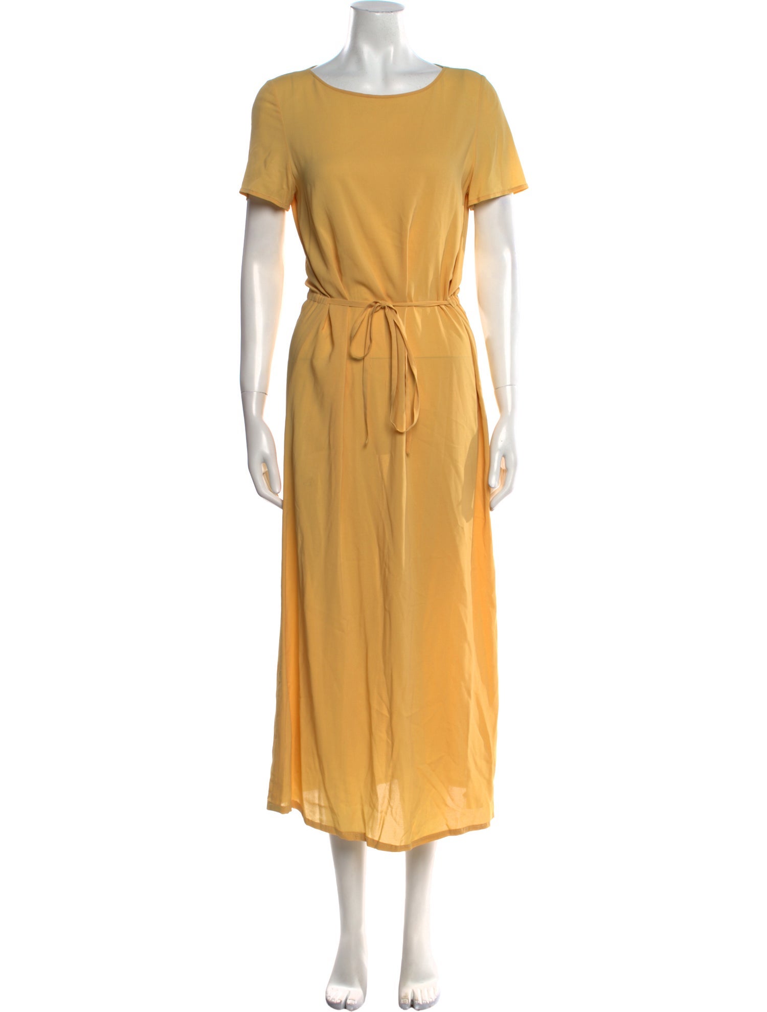 Les Copains Scoop Neck Long Dress