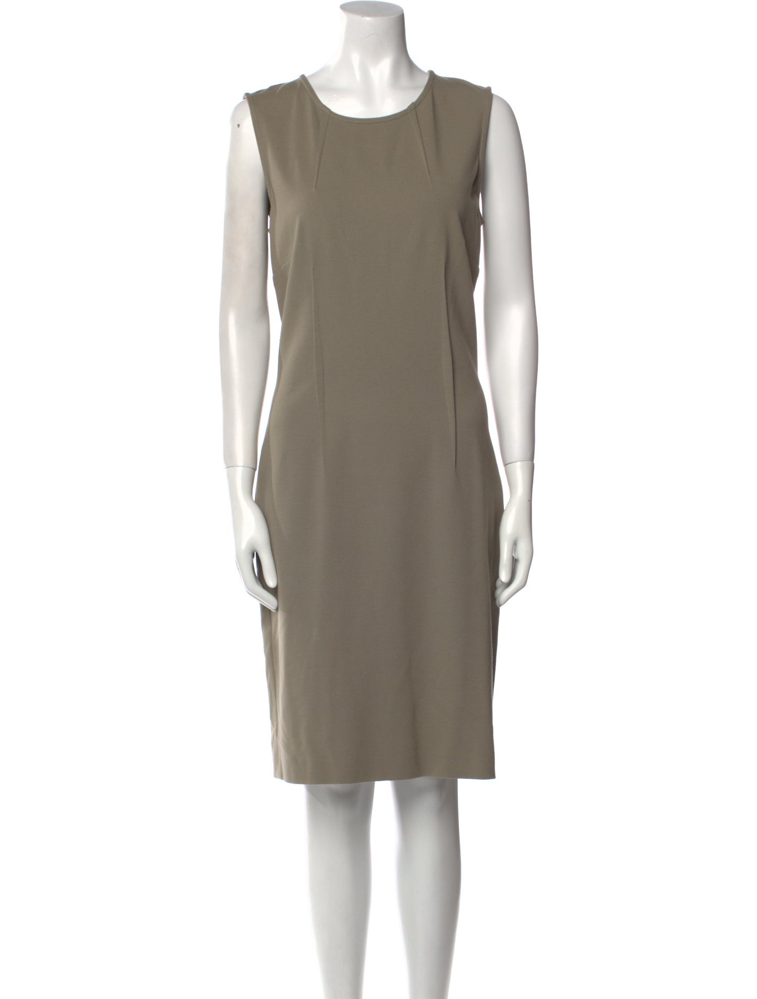 Les Copains Scoop Neck Knee-Length Dress