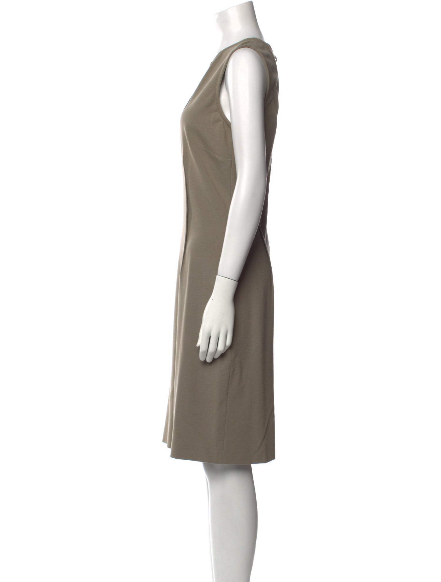 Les Copains Scoop Neck Knee-Length Dress