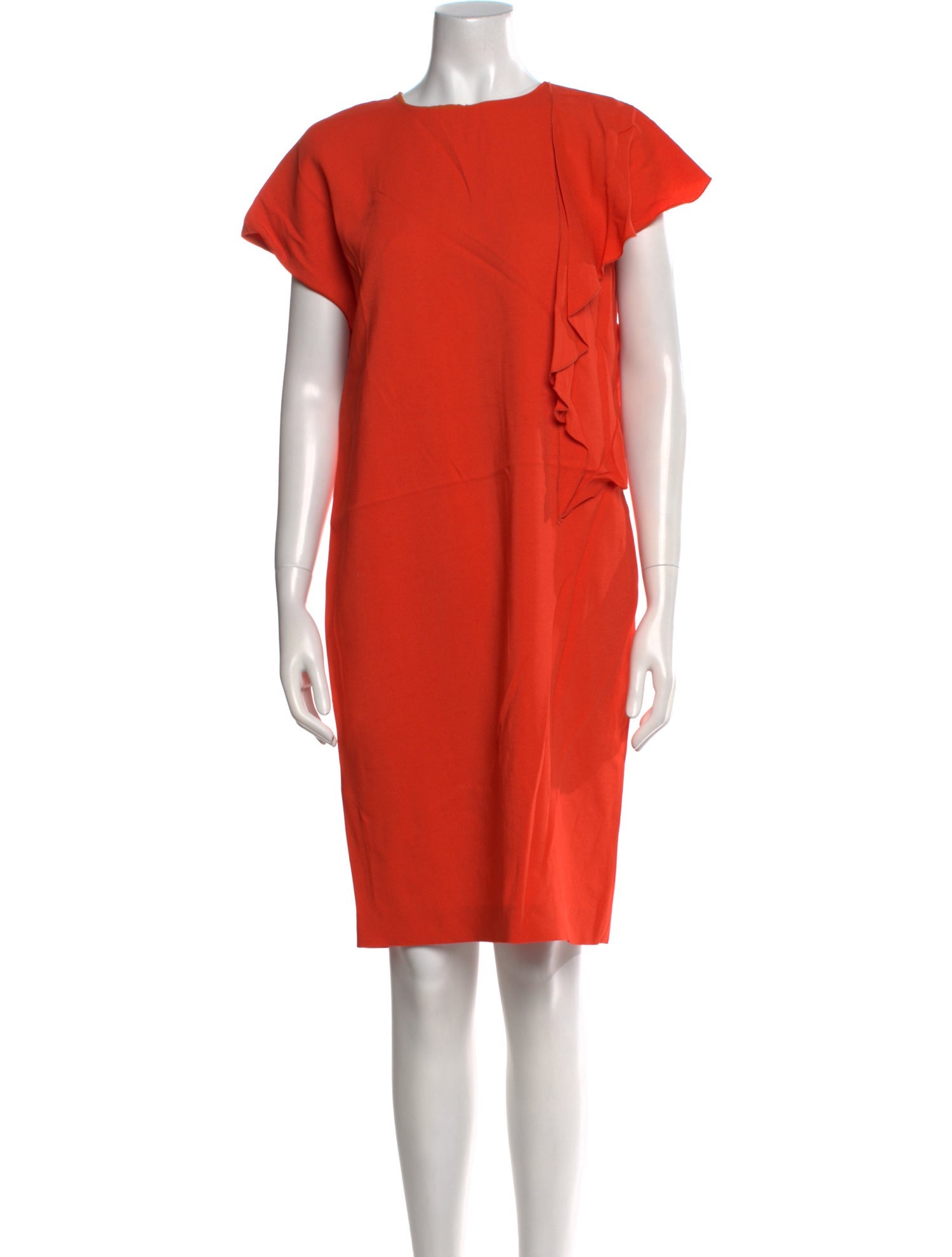 Les Copains Crew Neck Midi Length Dress