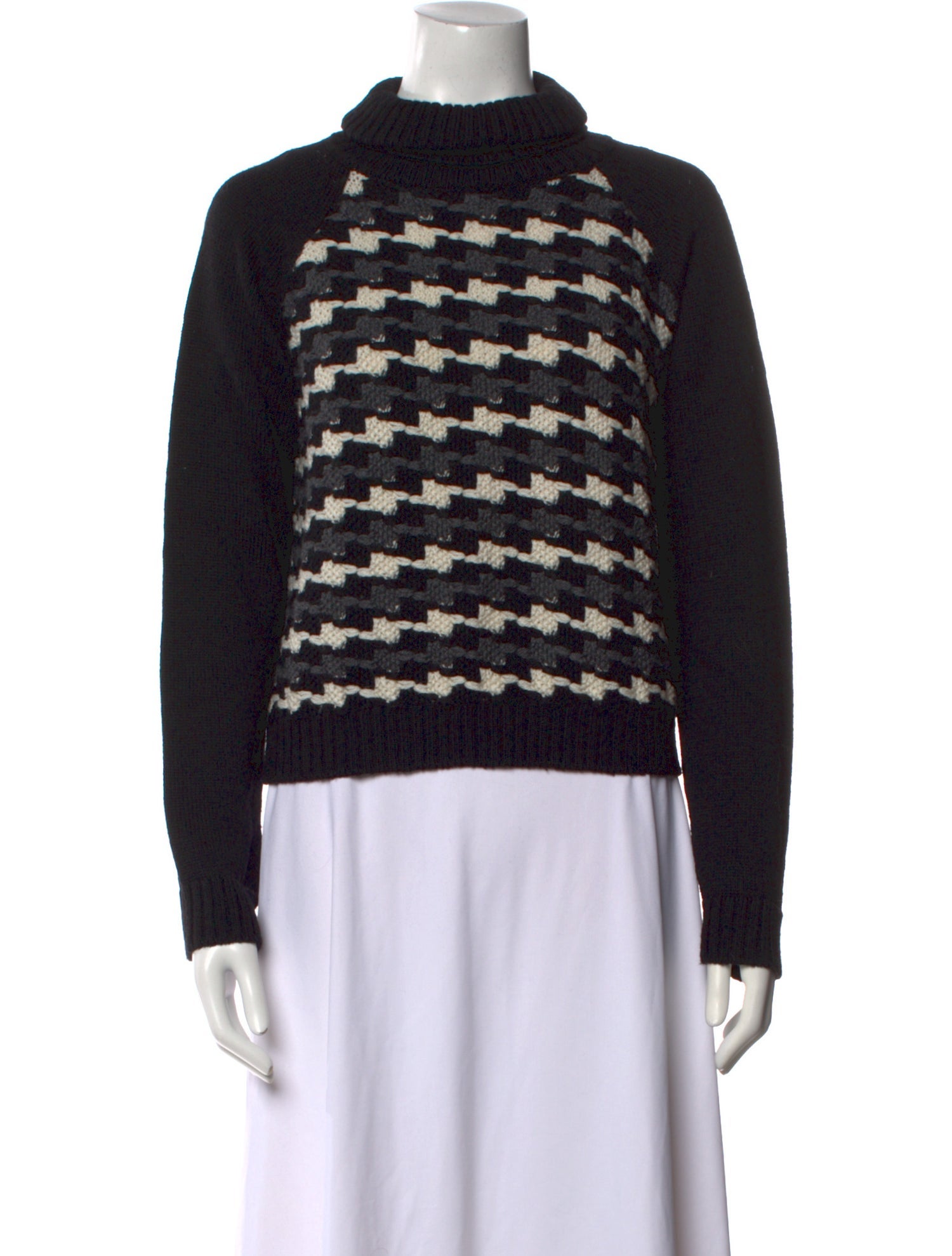 Les Copains Wool Printed Sweater