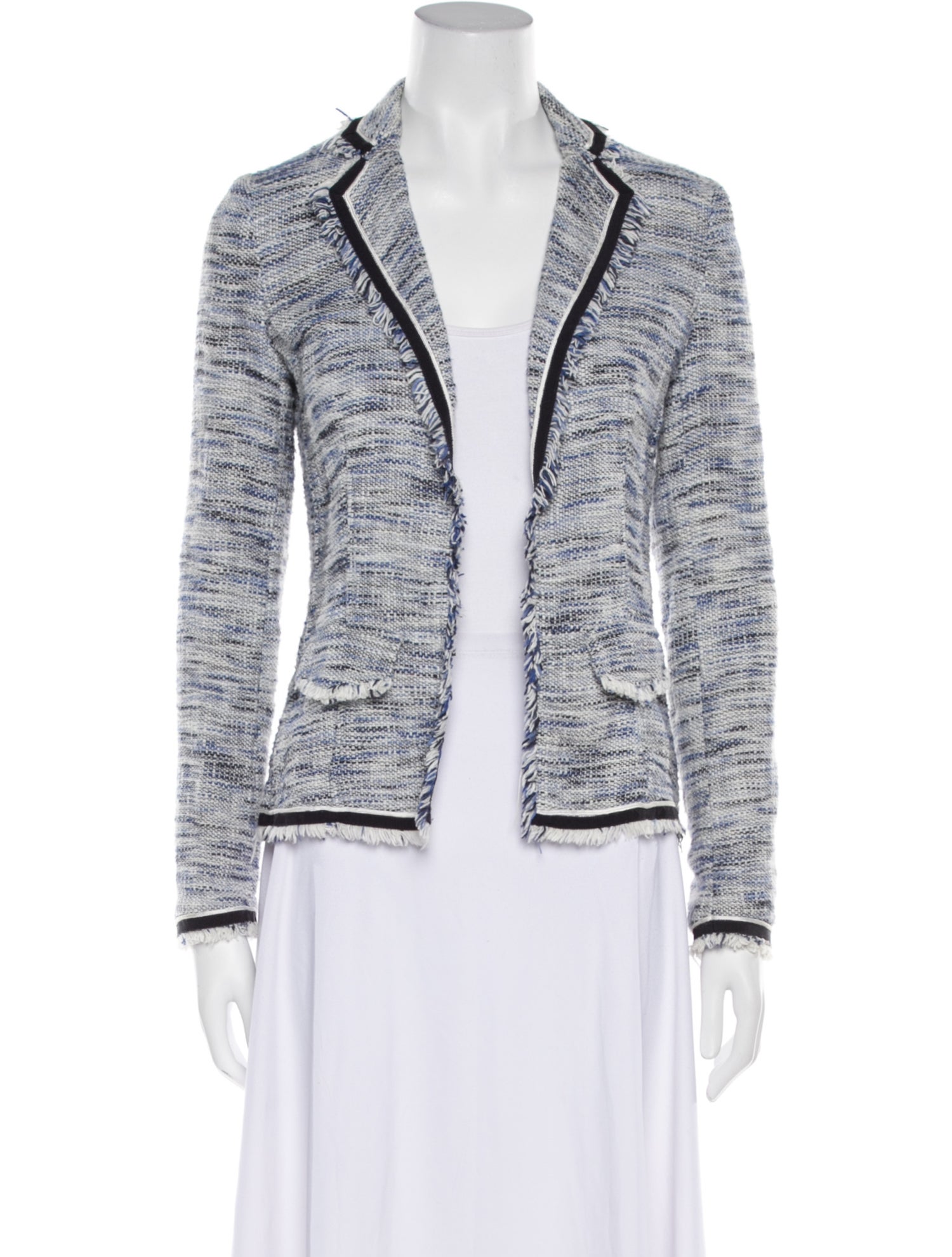Les Copains Tweed Pattern Blazer