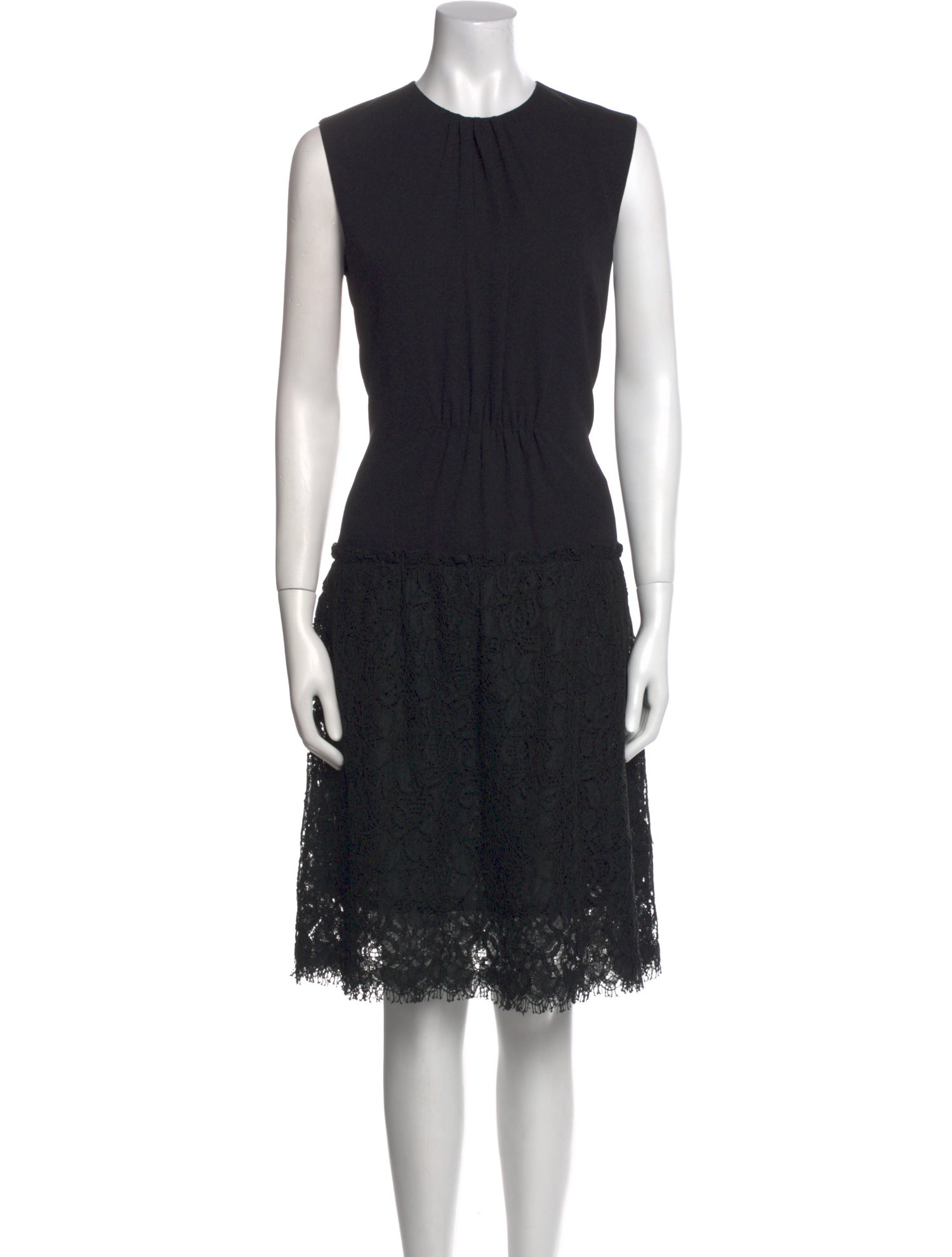 Les Copains Virgin Wool Knee-Length Dress