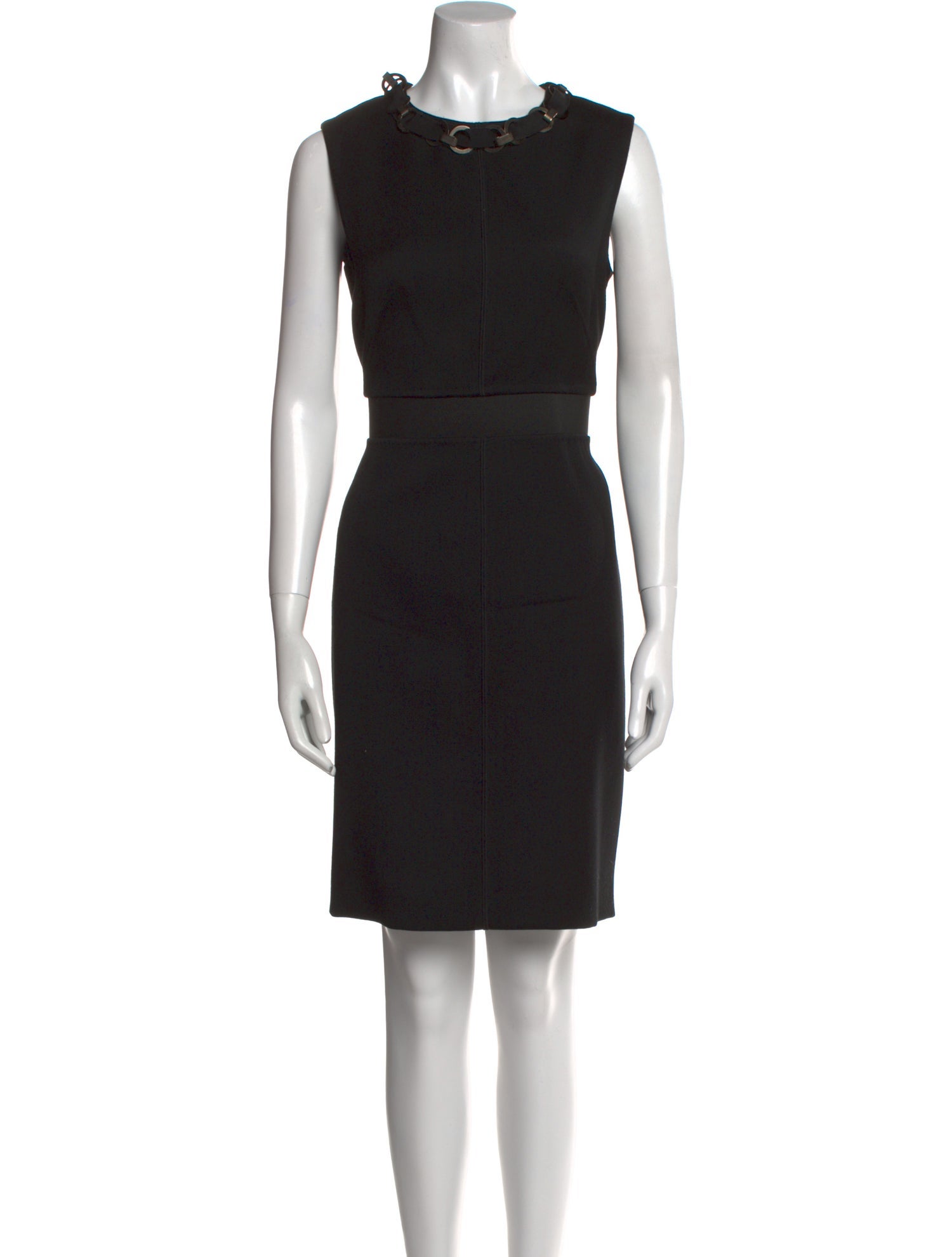 Les Copains Virgin Wool Knee-Length Dress