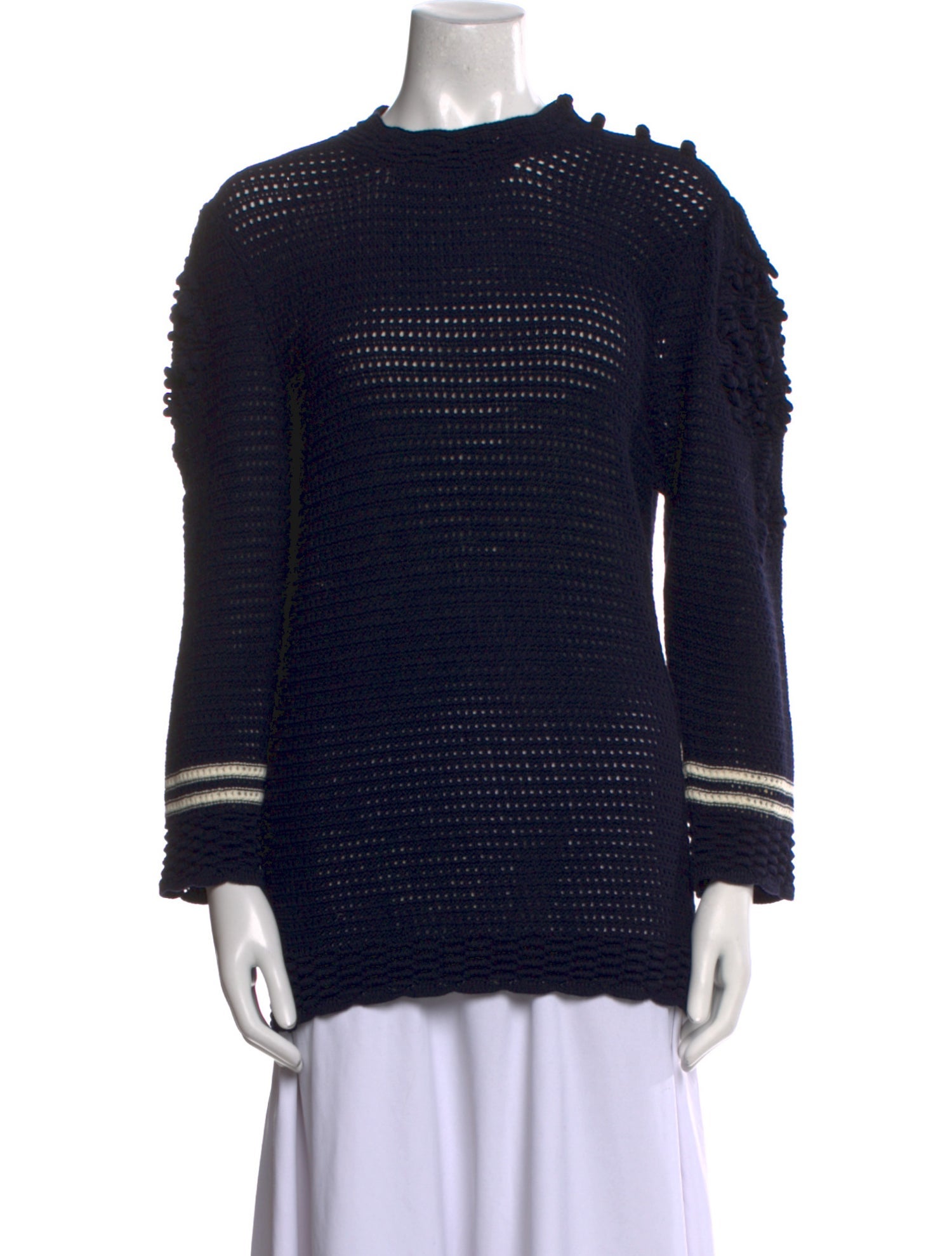 Les Copains Virgin Wool Mock Neck Sweater w/ Tags