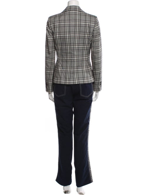 Les Copains Plaid Print Pantsuit