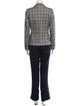 Les Copains Plaid Print Pantsuit