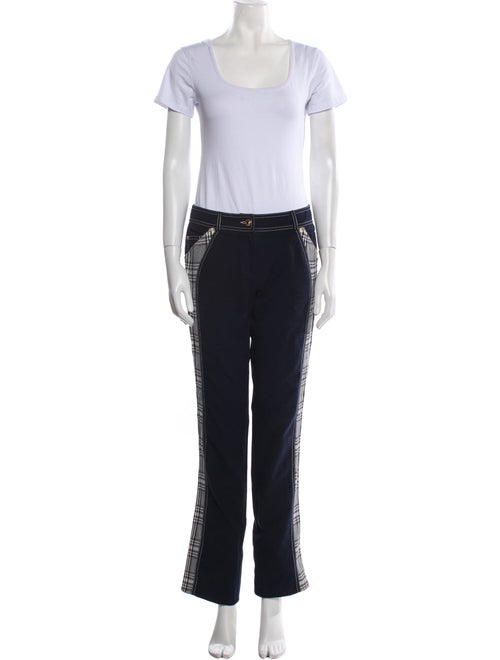 Les Copains Plaid Print Pantsuit