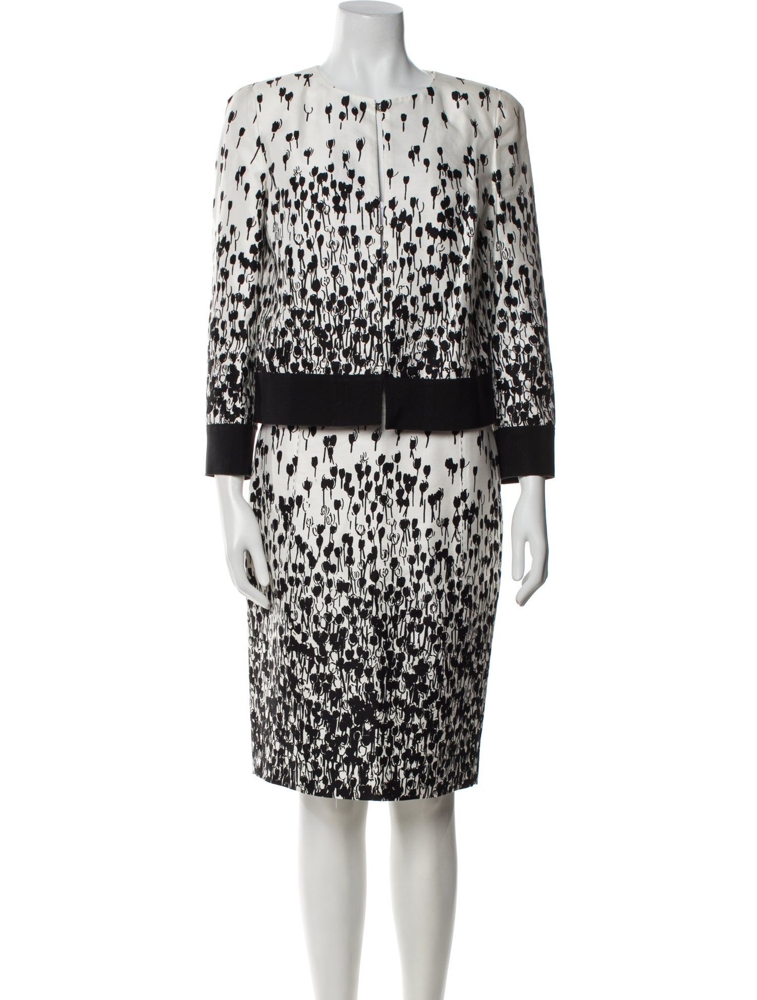 Les Copains Printed Skirt Set