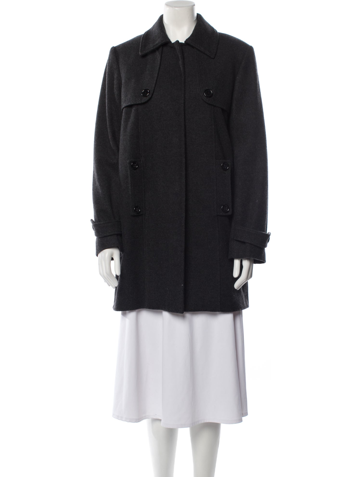 Les Copains Wool Parka