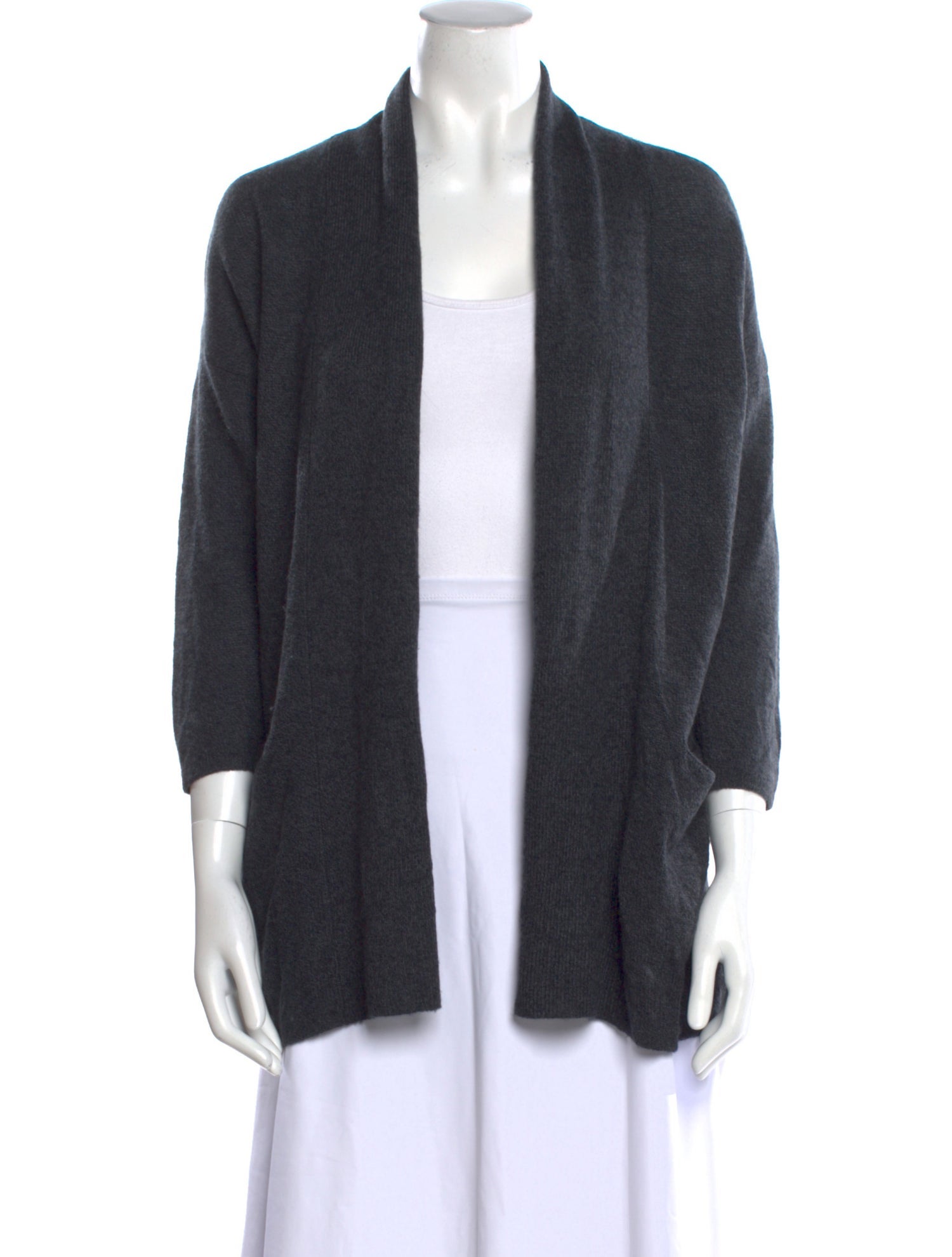 Les Copains Cashmere Open Front Sweater