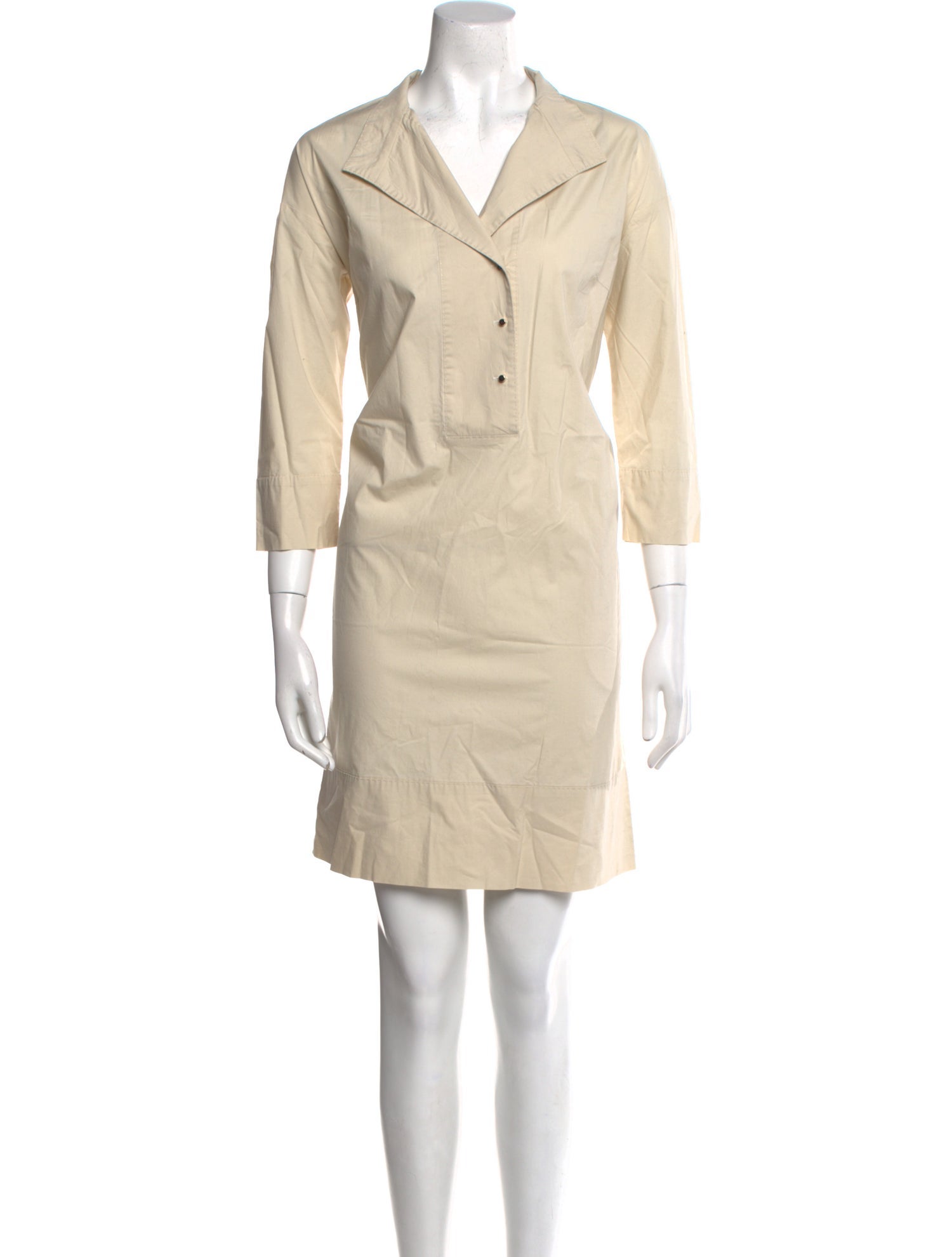 Les Copains V-Neck Mini Dress