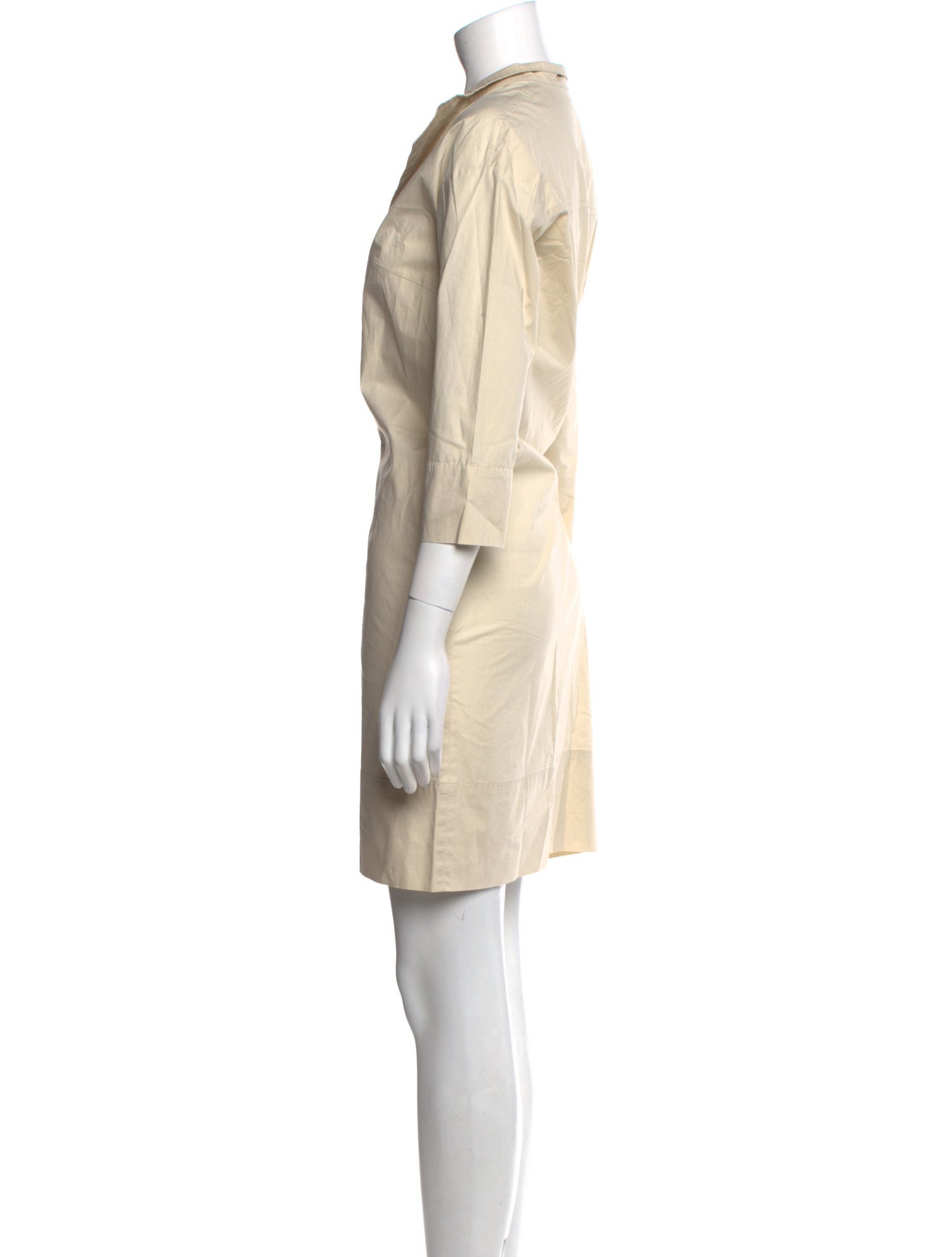 Les Copains V-Neck Mini Dress