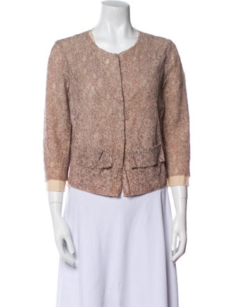 Les Copains Tweed Pattern Evening Jacket
