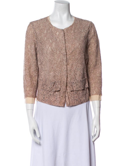 Les Copains Tweed Pattern Evening Jacket