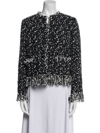 Les Copains Tweed Pattern Evening Jacket