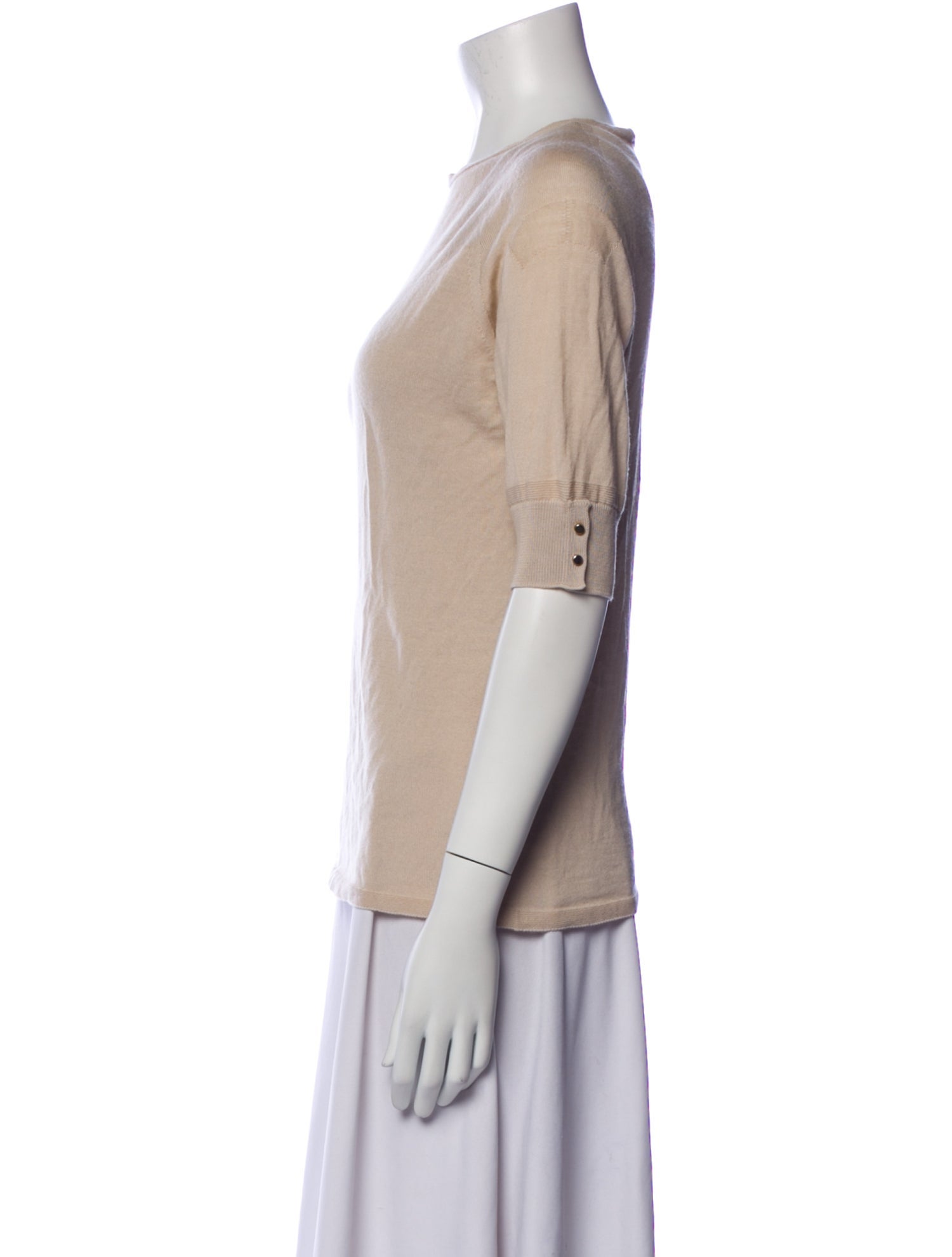 Les Copains Virgin Wool Scoop Neck Sweater