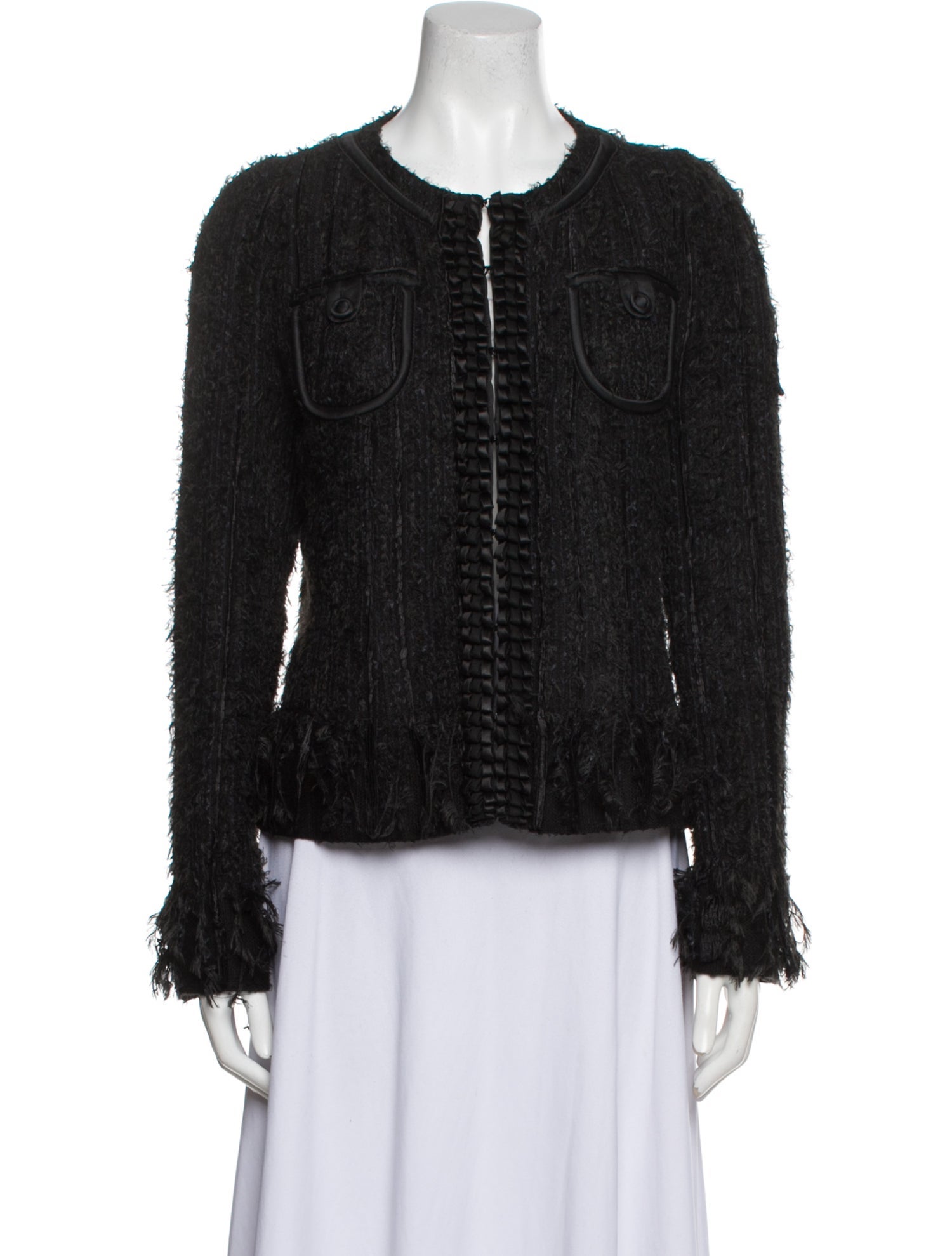 Les Copains Tweed Pattern Evening Jacket