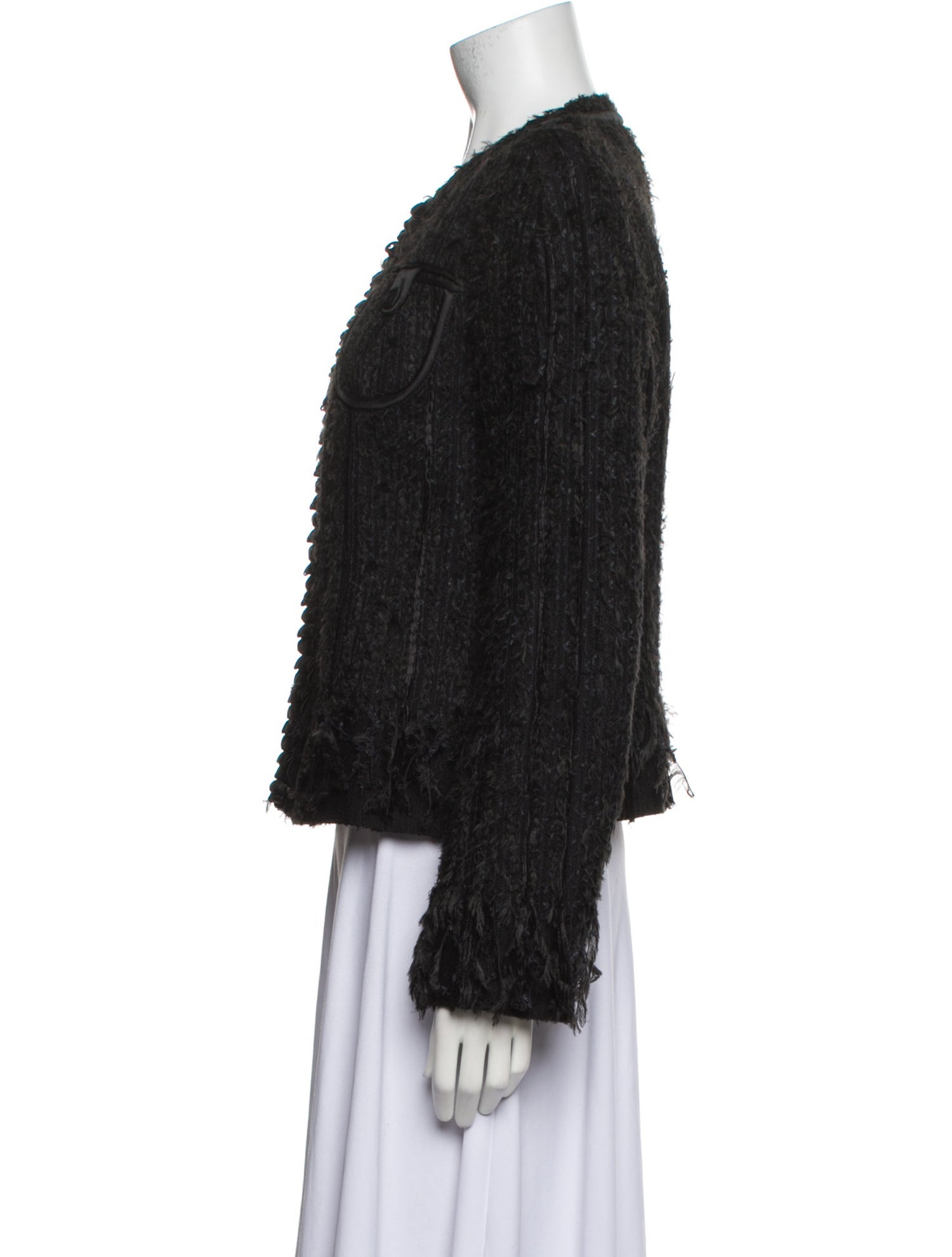 Les Copains Tweed Pattern Evening Jacket