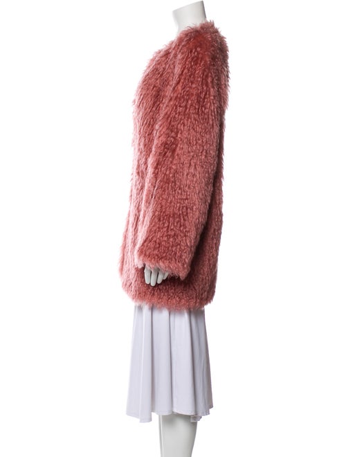 Les Copains Mohair Faux Fur Jacket