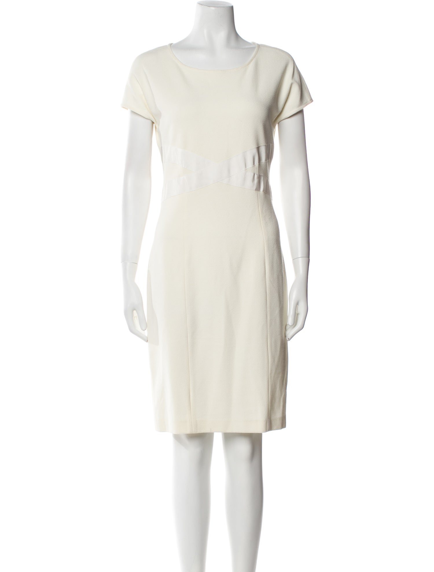Les Copains Scoop Neck Knee-Length Dress