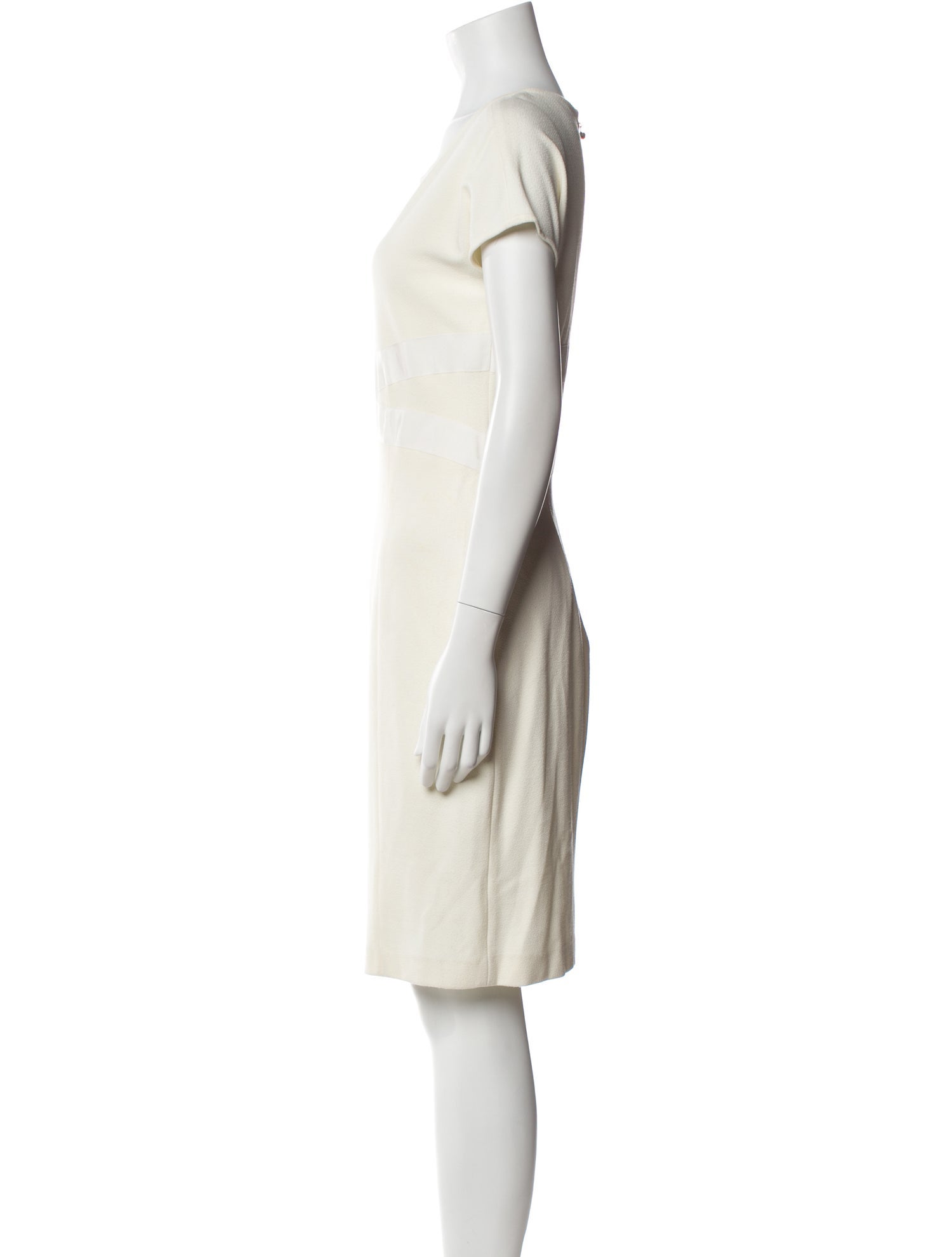 Les Copains Scoop Neck Knee-Length Dress