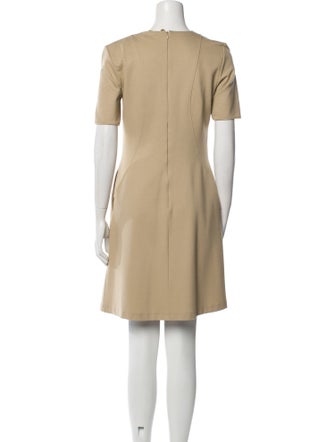 Les Copains Crew Neck Mini Dress