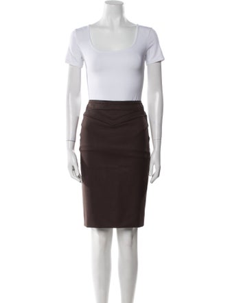 Les Copains Wool Skirt Set