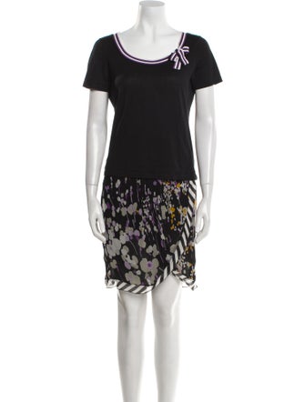 Les Copains Floral Print Skirt Set