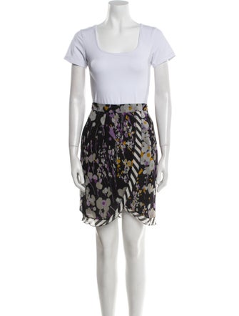 Les Copains Floral Print Skirt Set