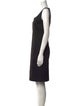 Les Copains Scoop Neck Knee-Length Dress