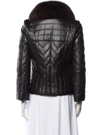 Les Copains Leather Jacket