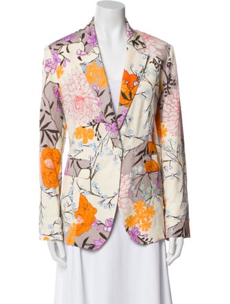 Les Copains Floral Print Blazer
