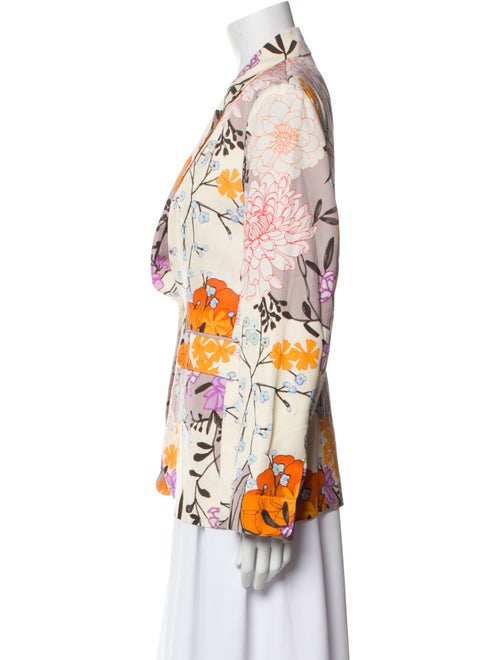 Les Copains Floral Print Blazer