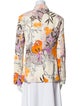 Les Copains Floral Print Blazer