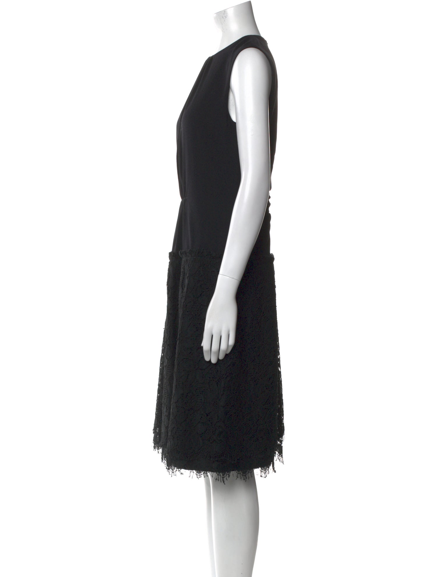 Les Copains Virgin Wool Knee-Length Dress