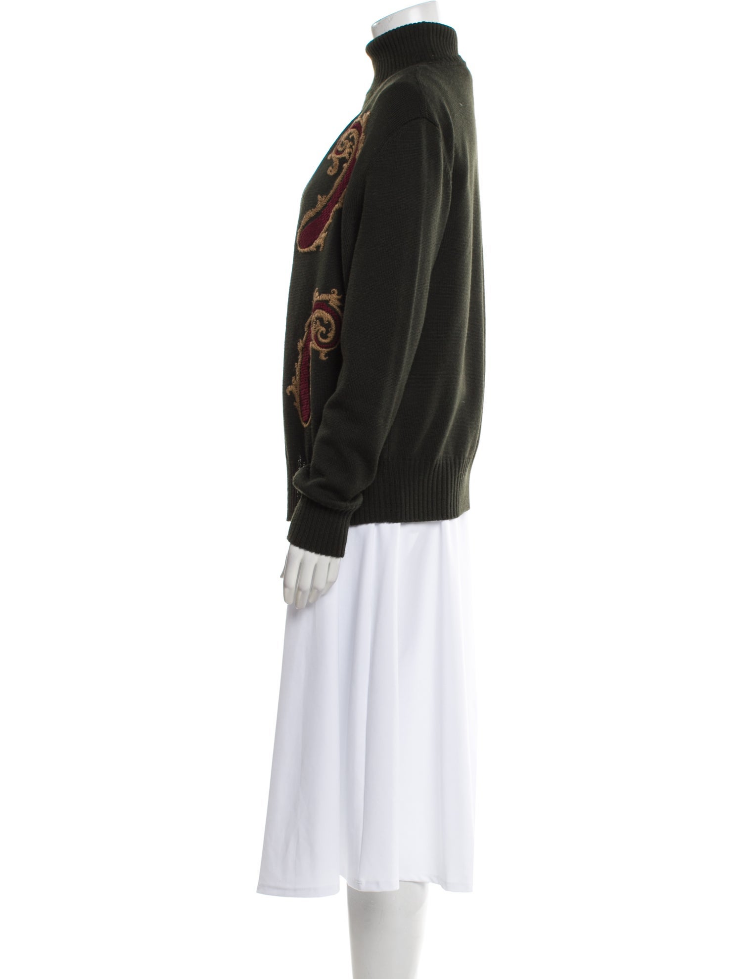 Les Copains Wool Paisley Print Set