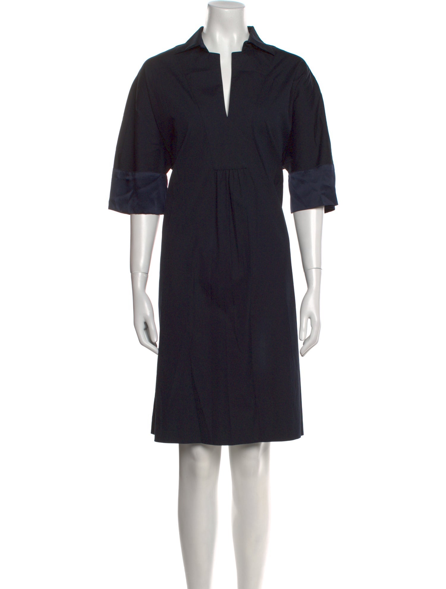 Les Copains V-Neck Knee-Length Dress