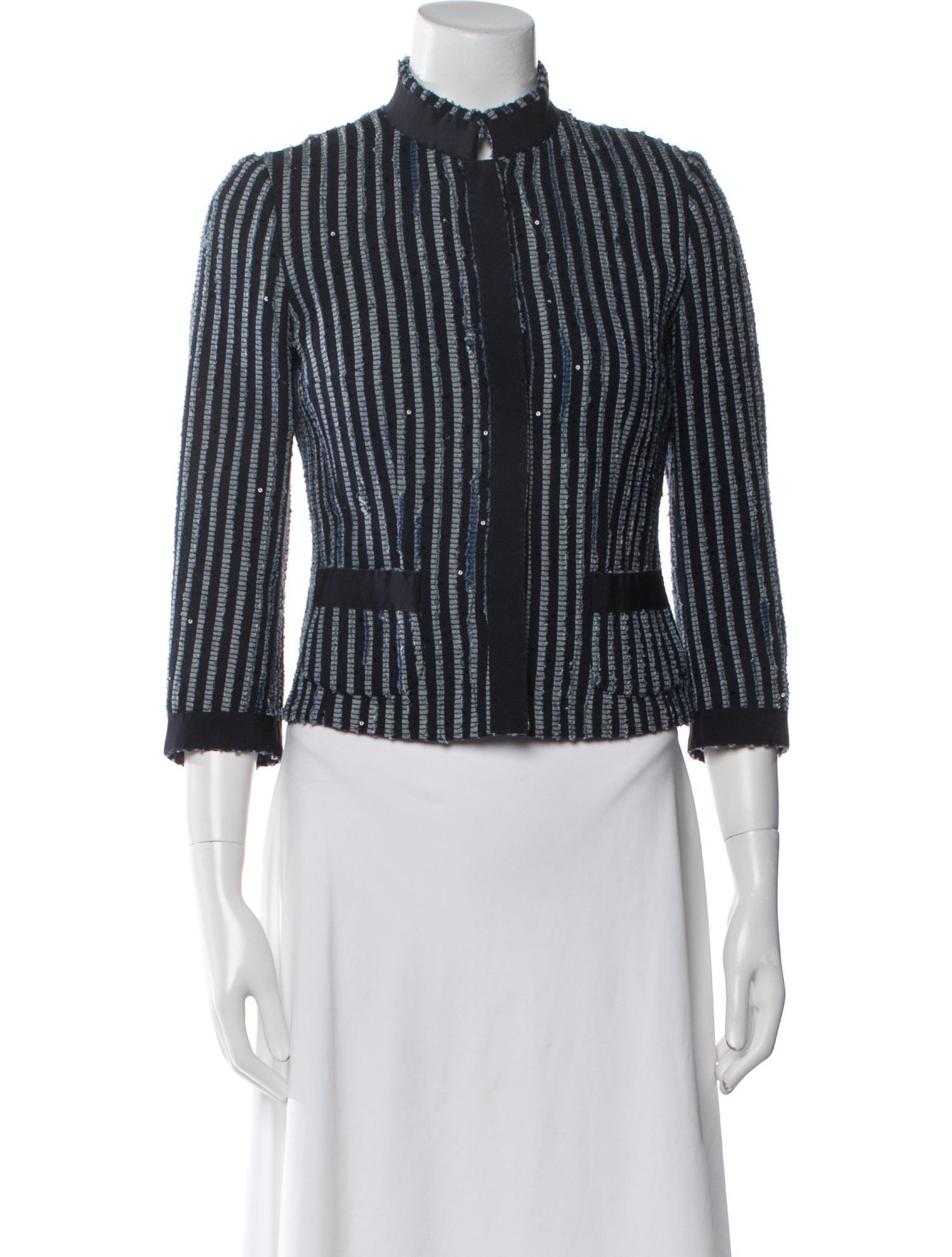 Les Copains Striped Jacket